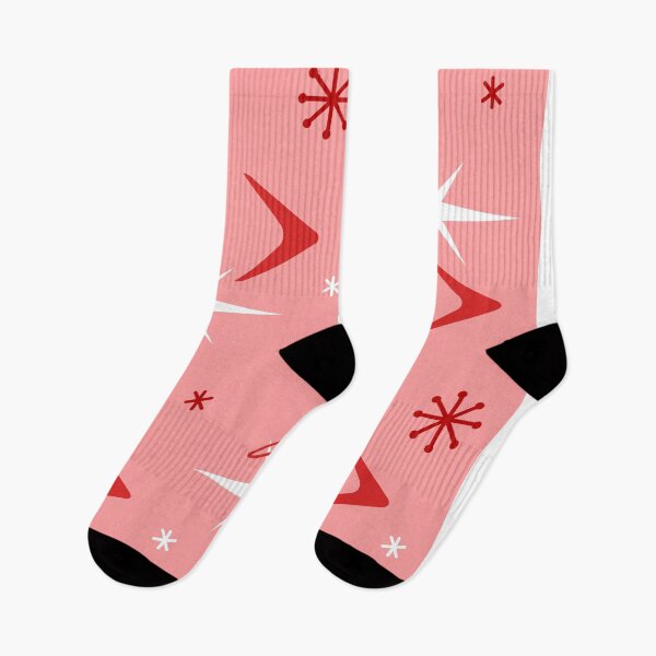 Item preview, 1950s Retro Art Boomerangs Salmon Pink designed and sold by thepixelgarden.