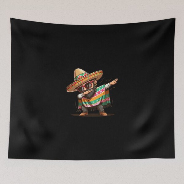 Item preview, Dabbing Mexican Poncho Cinco De Mayo designed and sold by Isabella ✔️ ✔️.