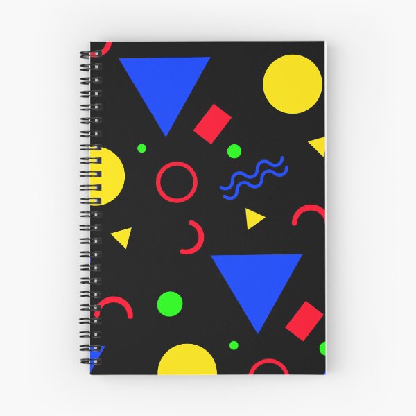 Item preview, Colorful Retro Geometry Memphis Vintage Party Pattern  designed and sold by EvergreenMotifs.