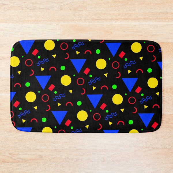 Item preview, Colorful Retro Geometry Memphis Vintage Party Pattern  designed and sold by EvergreenMotifs.