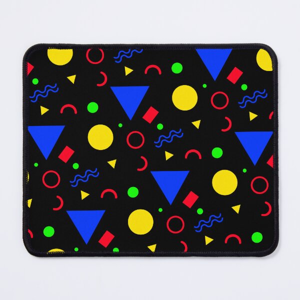 Item preview, Colorful Retro Geometry Memphis Vintage Party Pattern  designed and sold by EvergreenMotifs.