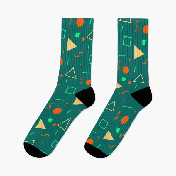 Item preview, 90s Retro Vintage Colorful Geometry Memphis Party Pattern  designed and sold by EvergreenMotifs.