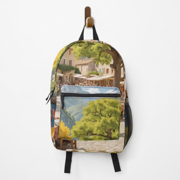 Item preview, Charming Village Feast Under a Majestic Tree designed and sold by ZenOfAIarts.