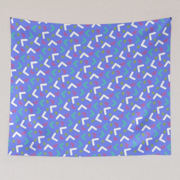 Item preview, 90s Retro Vintage Colorful Geometry Memphis Party Pattern  designed and sold by EvergreenMotifs.