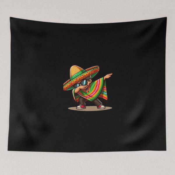 Item preview, Dabbing Mexican Poncho Cinco De Mayo designed and sold by Isabella ✔️ ✔️.
