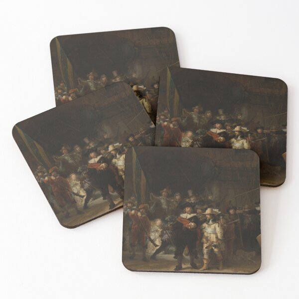 Item preview, The Night Watch Rembrandt Baroque Masterpiece of Light and Shadow from Dutch Golden Age designed and sold by VintageArchive.