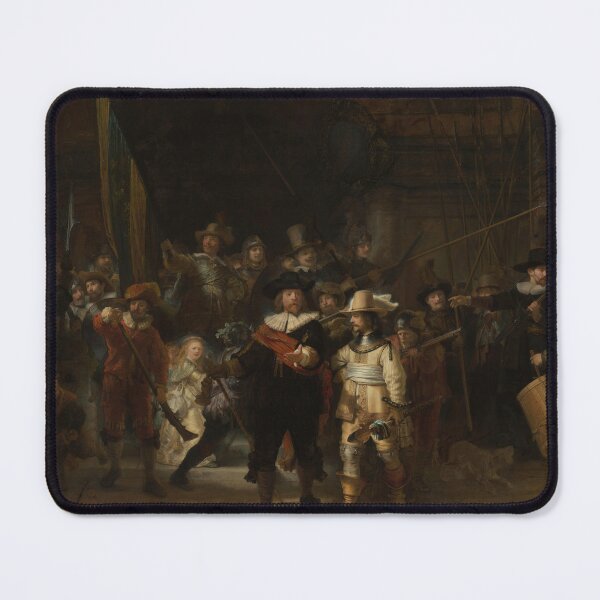 Item preview, The Night Watch Rembrandt Baroque Masterpiece of Light and Shadow from Dutch Golden Age designed and sold by VintageArchive.