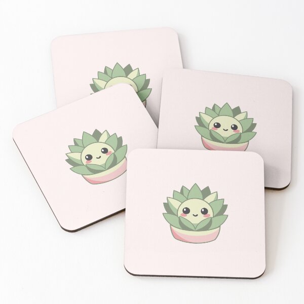 Item preview, cute pastel succulent plant designed and sold by rlav123.