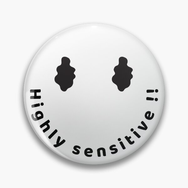 Item preview, Highly Sensitive wavy smile T-shirt  designed and sold by Akira-closet.
