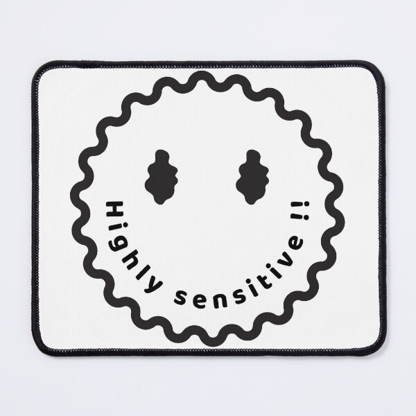 Item preview, Highly Sensitive wavy smile T-shirt  designed and sold by Akira-closet.