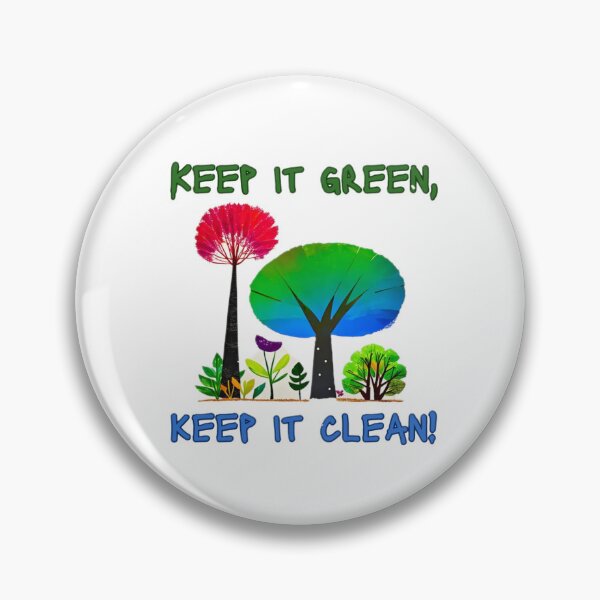Item preview, Keep it green, keep it clean! designed and sold by AmuraLumina.
