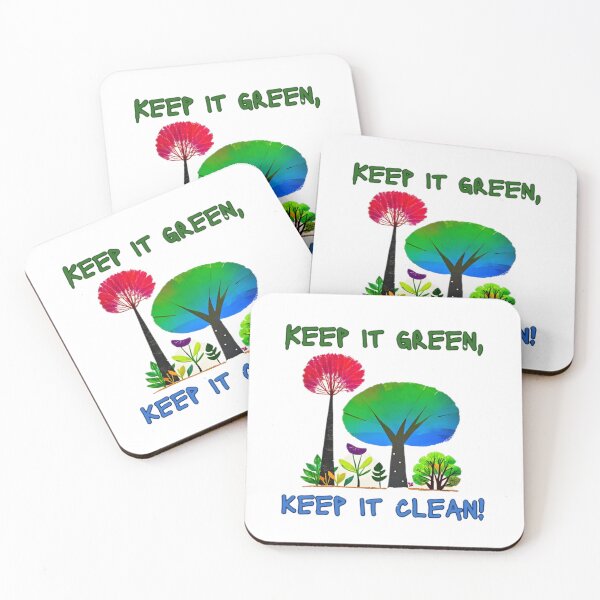 Item preview, Keep it green, keep it clean! designed and sold by AmuraLumina.