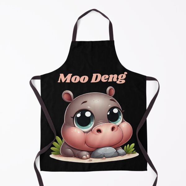Item preview, Moo Deng - Charming Baby Hippo Art designed and sold by lojadpop.