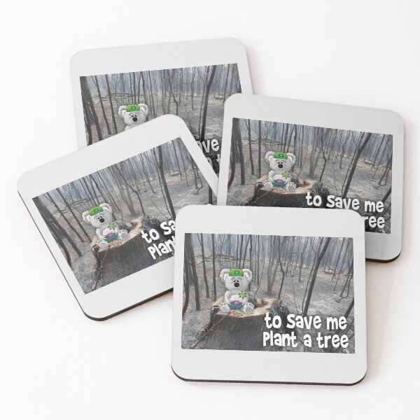 Item preview, Australian Koala pleading to plant trees designed and sold by ClarkChris.