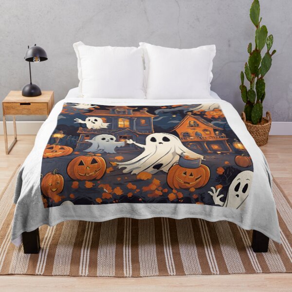 Item preview, spooky halloween town with boo design trendy and modern  designed and sold by helkav.