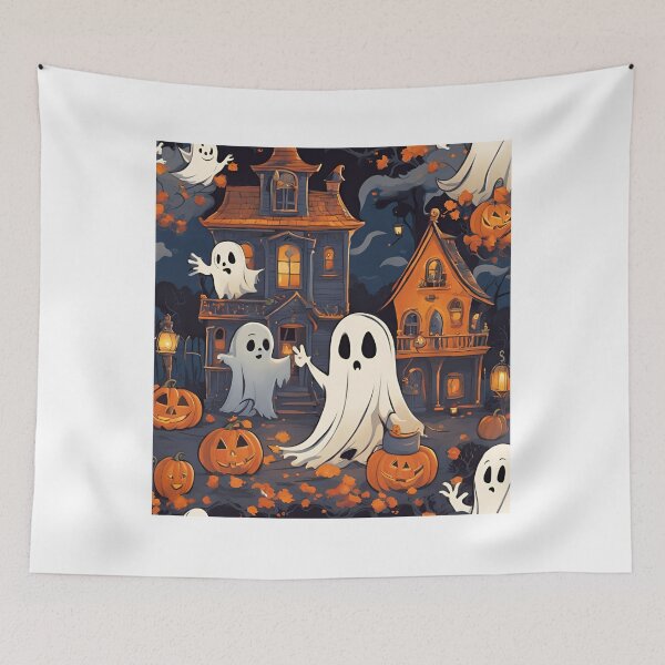 Item preview, spooky halloween town with boo design trendy and modern  designed and sold by helkav.