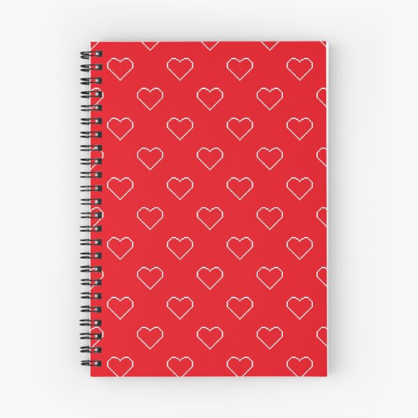 Item preview, 8-Bit Retro Pixel Heart Pattern Heart Outline Pattern designed and sold by RAWWR.