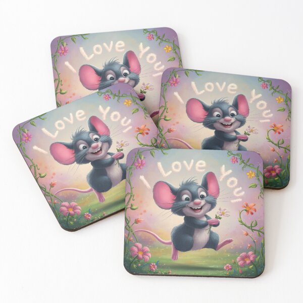 Item preview, Mouse I love you designed and sold by zuporouge.