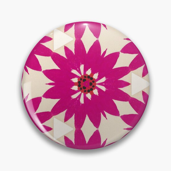 Item preview, Interlinked Hot Pink Flowers Pattern designed and sold by violet-hope.