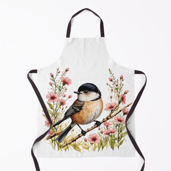 Item preview, Marsh Tit Bird And Flowers designed and sold by TheAnimalZ00.