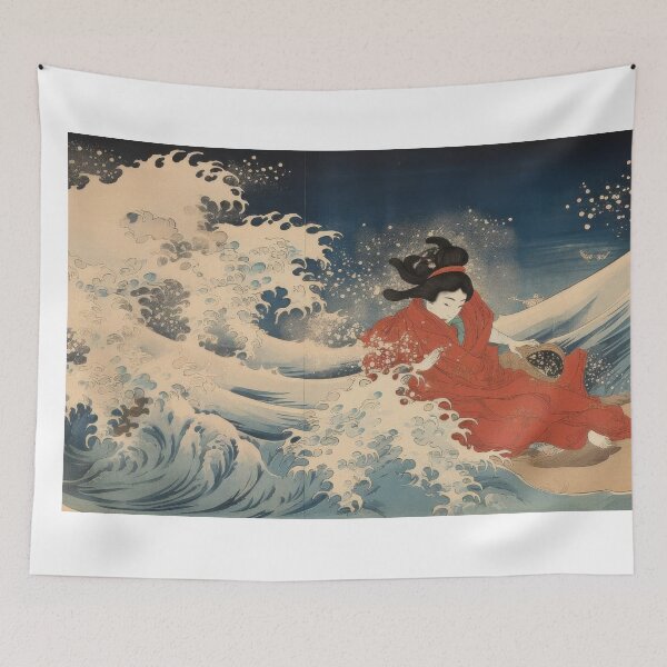 Item preview, Katsushika Hokusai  Great Wave off Kanagawa designed and sold by TeeARTHY.
