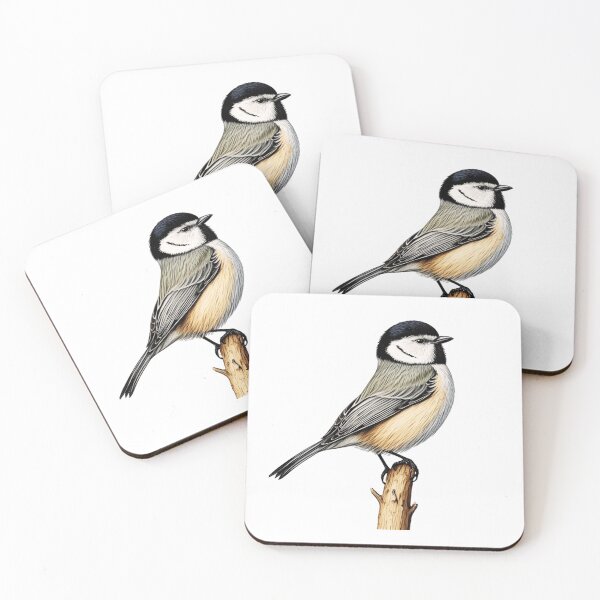 Item preview, Perched Marsh Tit Bird designed and sold by TheAnimalZ00.