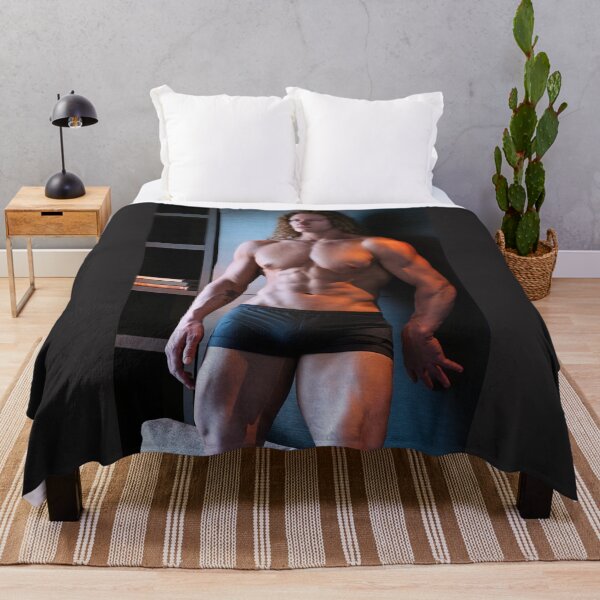 Item preview, Bodybuilder With Shorts Portrait designed and sold by handsomenudes.