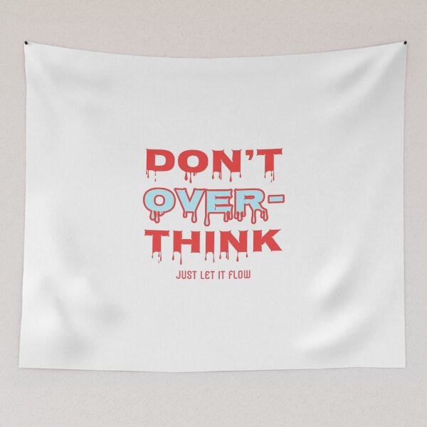 Item preview, Don’t over think (light blue) T-shirt  designed and sold by Akira-closet.