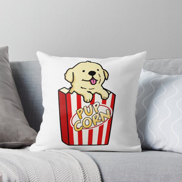 Item preview, Pup Corn Funny Pop Corn Puns  designed and sold by punnybone.