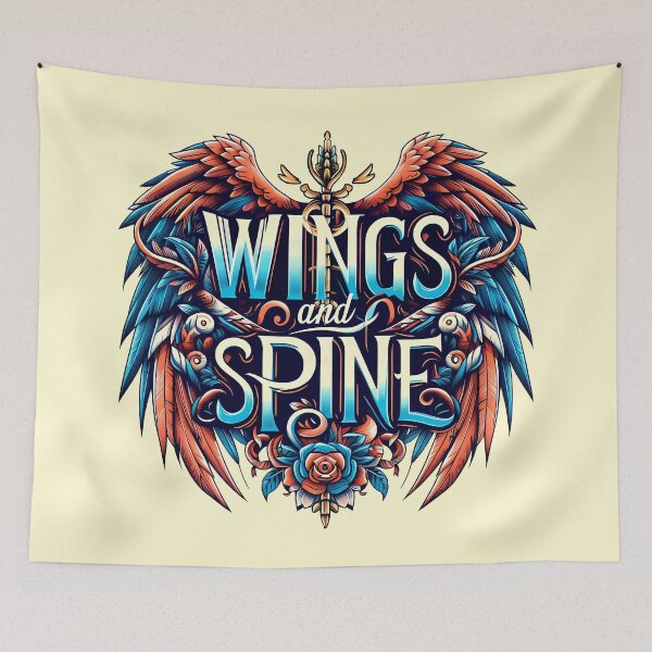 Item preview, Wings and Spine, typography designed and sold by maxmaj.
