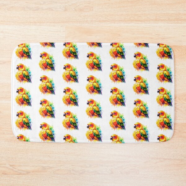 Item preview, Watercolor Sun Conure Bird designed and sold by TheAnimalZ00.