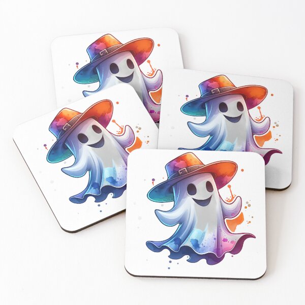 Item preview, Dancing Ghost Pop Art Sticker Cowboy Ghost designed and sold by Travelcases.