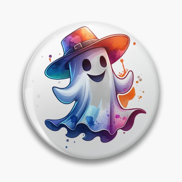 Item preview, Dancing Ghost Pop Art Sticker Cowboy Ghost designed and sold by Travelcases.