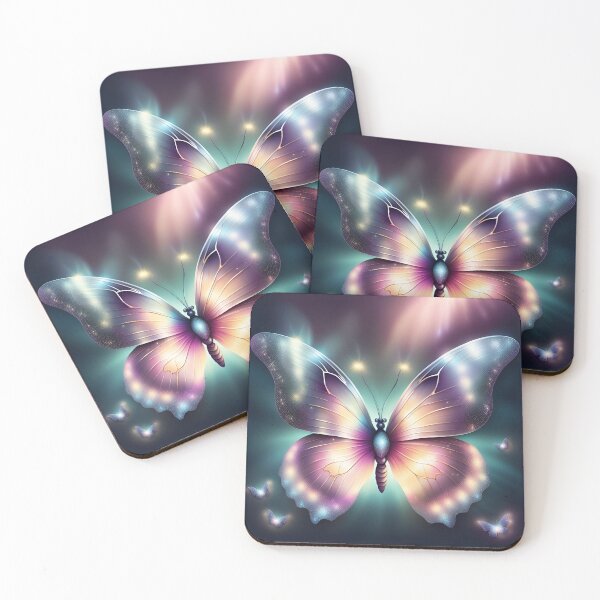 Item preview, Radiant Butterfly Glowing in the Dark Stunning designed and sold by Sticker-Tree.