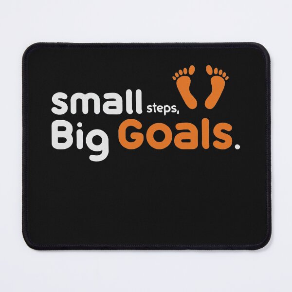 Item preview, Small Steps Big Goals Motivational Design designed and sold by zofron.