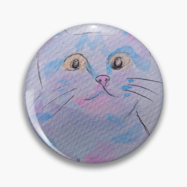 Item preview, Alvin the Cat watercolour portrait designed and sold by ladyberndt.