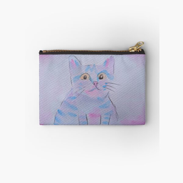 Item preview, Alvin the Cat watercolour portrait designed and sold by ladyberndt.