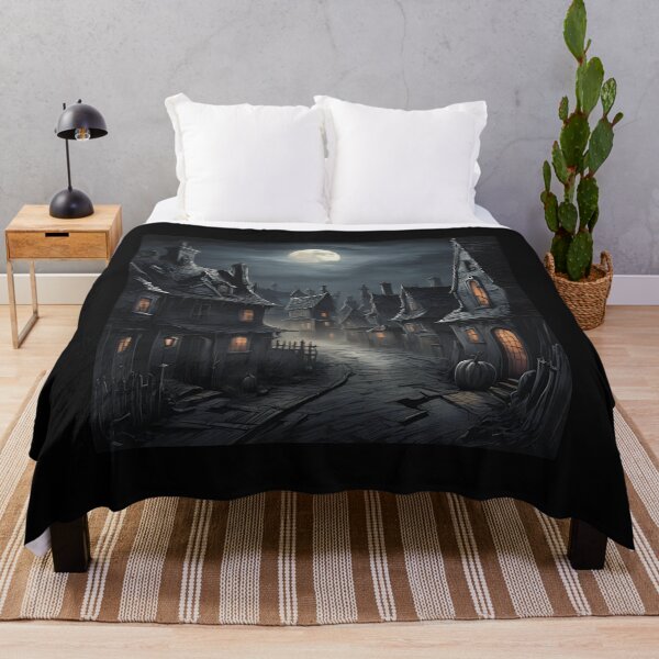 Item preview, spooky halloween town with boo design trendy and modern  designed and sold by helkav.