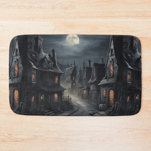 Item preview, spooky halloween town with boo design trendy and modern  designed and sold by helkav.