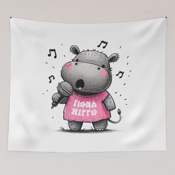 Item preview, “Fiona Hippo” - A hippopotamus in the spotlight designed and sold by H Jonas.