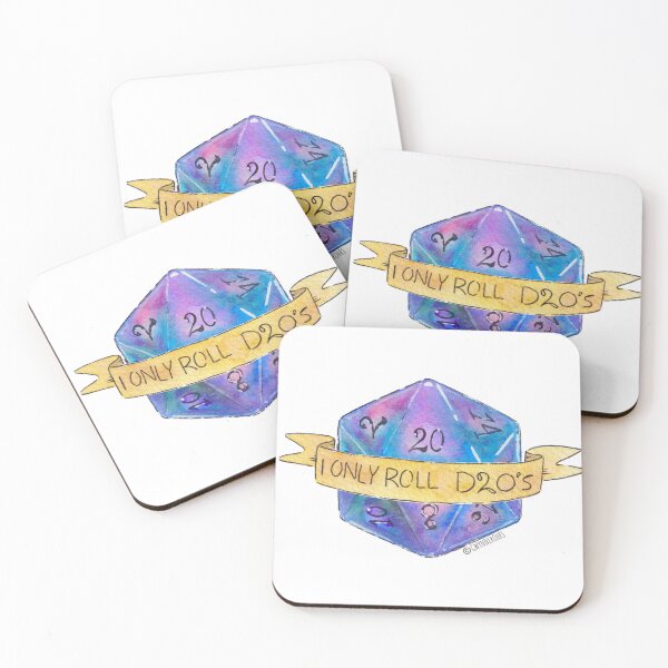 Item preview, I Only Roll D20's designed and sold by Gwynnerohrs.