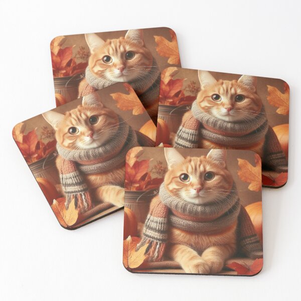 Item preview, Cozy Cat Autumn Vibes designed and sold by Lorets-Designs.