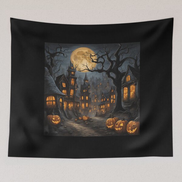 Item preview, spooky halloween town with boo design trendy and modern  designed and sold by helkav.