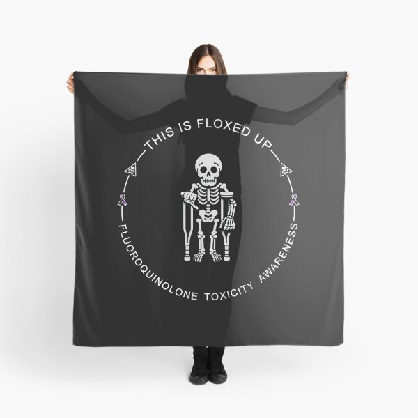Item preview, This is Floxed Up Skeleton - Fluoroquinolone Toxicity Awareness designed and sold by DOLCEINDIGO.