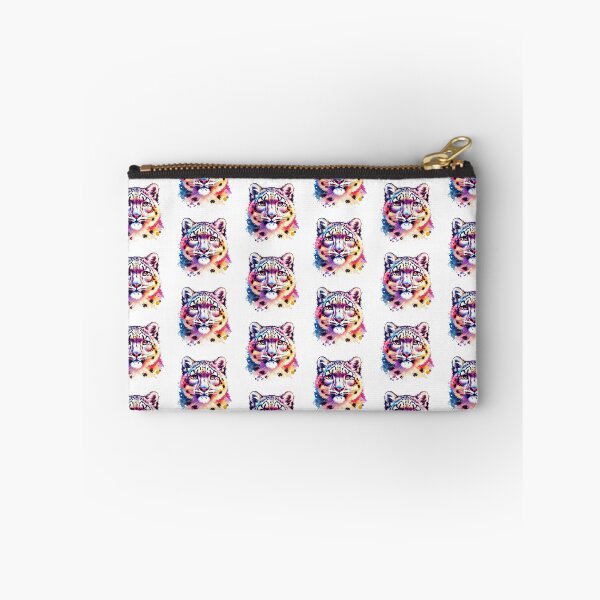 Item preview, Watercolor Snow Leopard Face designed and sold by TheAnimalZ00.