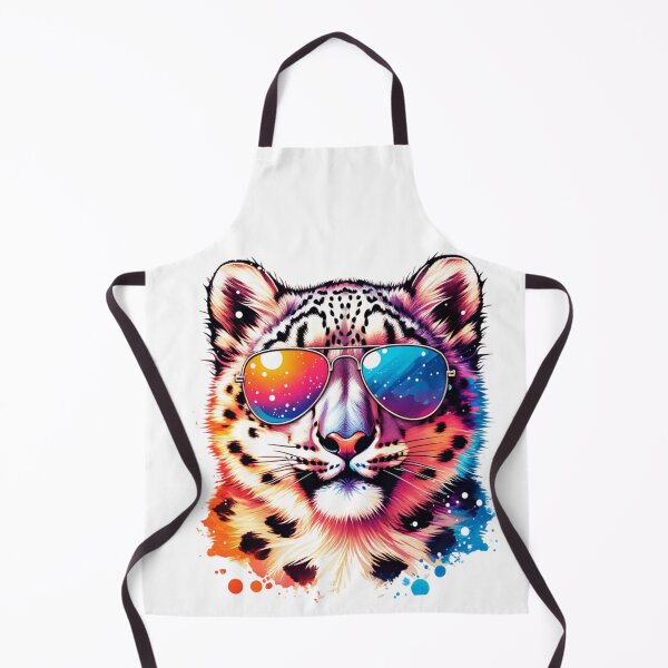 Item preview, Cool Watercolor Snow Leopard Wearing Sunglasses designed and sold by TheAnimalZ00.