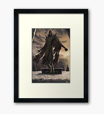 Skyrim Dragon Priest Fan Art Poster Framed Print