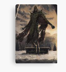 Skyrim Dragon Priest Fan Art Poster Canvas Print