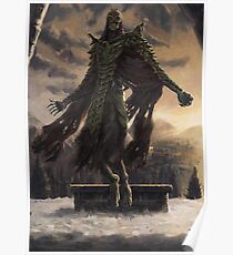 Skyrim Dragon Priest Fan Art Poster Poster