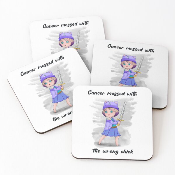 Item preview, Cancer messed with the wrong chick designed and sold by writersparks.
